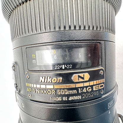 Nikon AF-S NIKKOR 500mm 1:4G ED VR Telephoto Lens READ