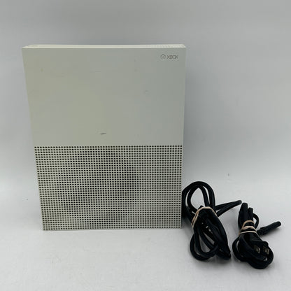 Microsoft Xbox One S 500GB Console Gaming System White 1681 & Cables