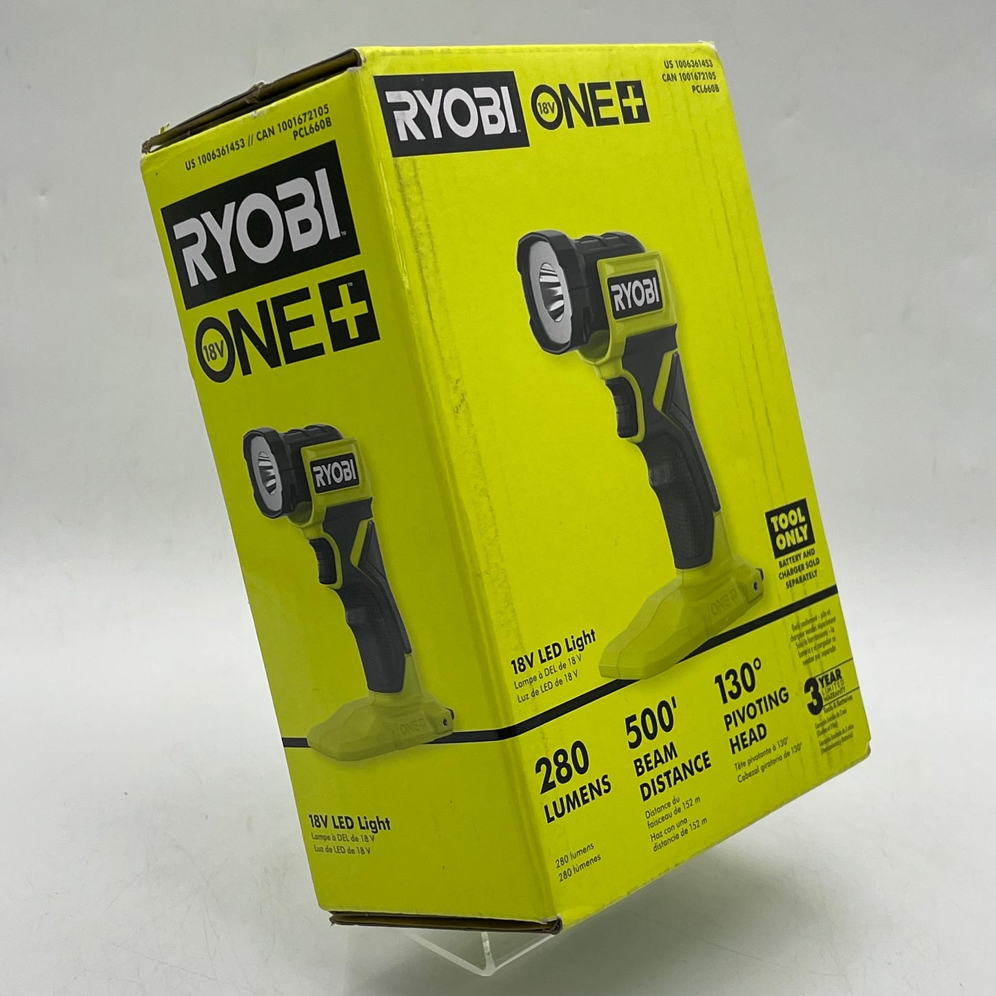 New Ryobi PCL660B 18V LED Light