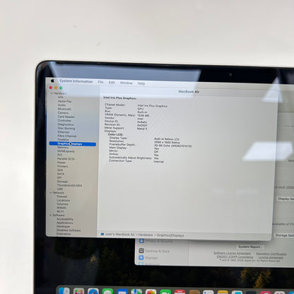 2020 Apple MacBook Air 13.3" i3 1.1GHz 8GB RAM 256GB SSD Space Gray A2179