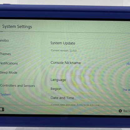 Nintendo Switch Lite Handheld Game Console HDH-001 Blue