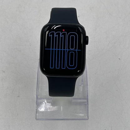 Unlocked Apple Watch SE 2nd Gen 44MM Midnight Aluminum Black Band MA9L4LL/A