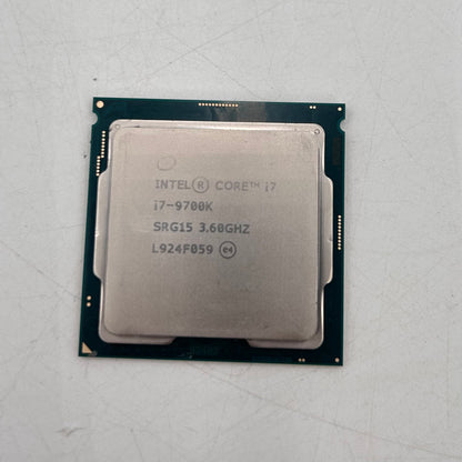 Intel Core i7-9700K 3.60GHz 8 Core SRG15 16 Thread LGA 1151