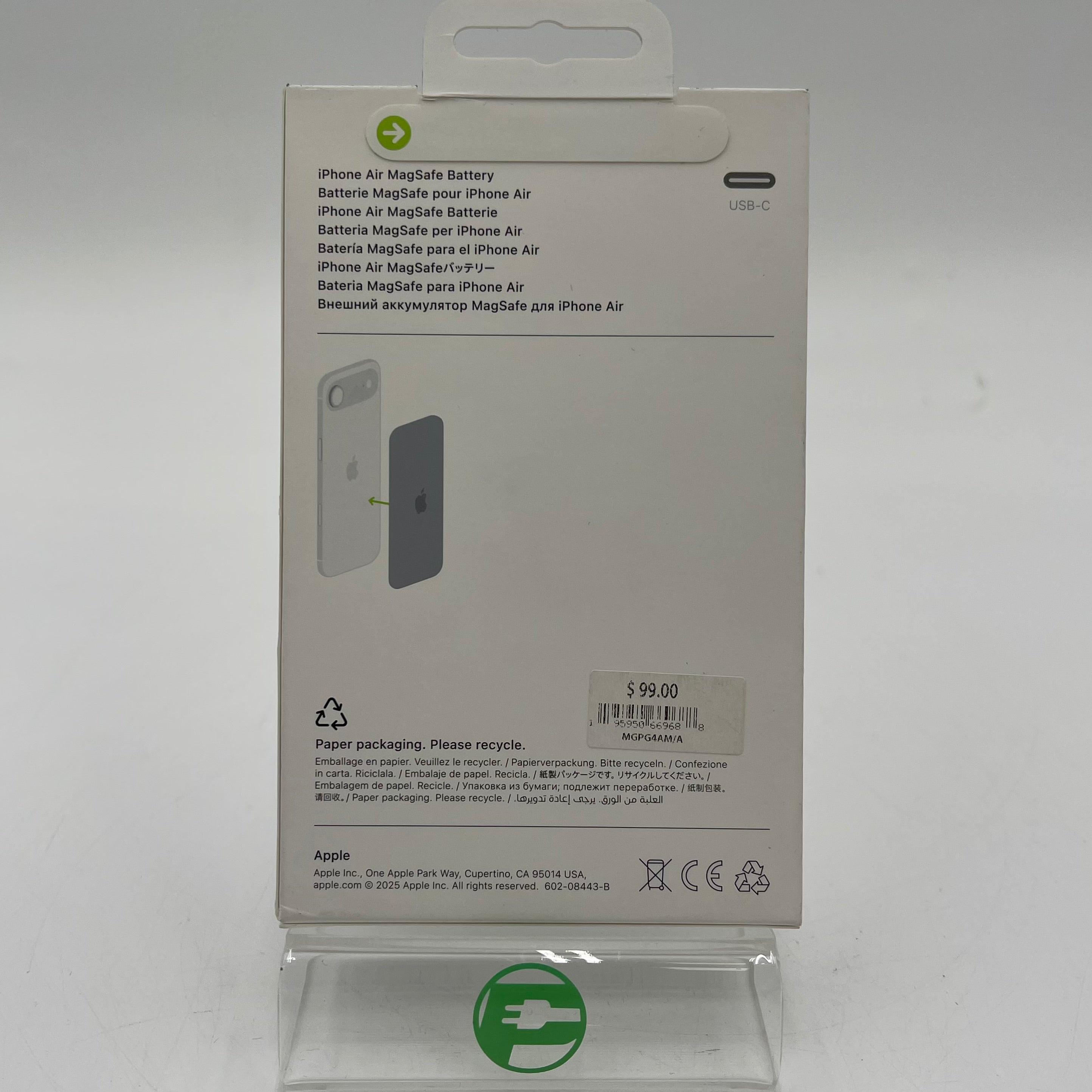 New Apple iPhone Air MagSafe Battery White MGPG4AM/A – PayMore Chelsea