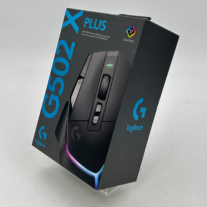 New Logitech G502 X Plus 910-006160 Wireless Gaming Mouse Black