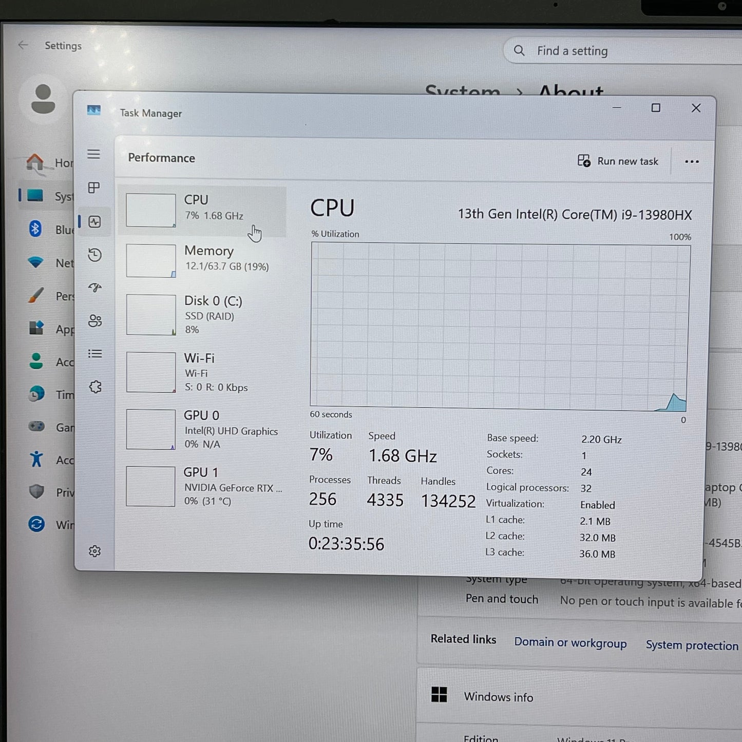 Alienware M18 R1 18" i9-13980HX 2.2GHz 64GB RAM 8TB SSD GeForce RTX 4090 Read