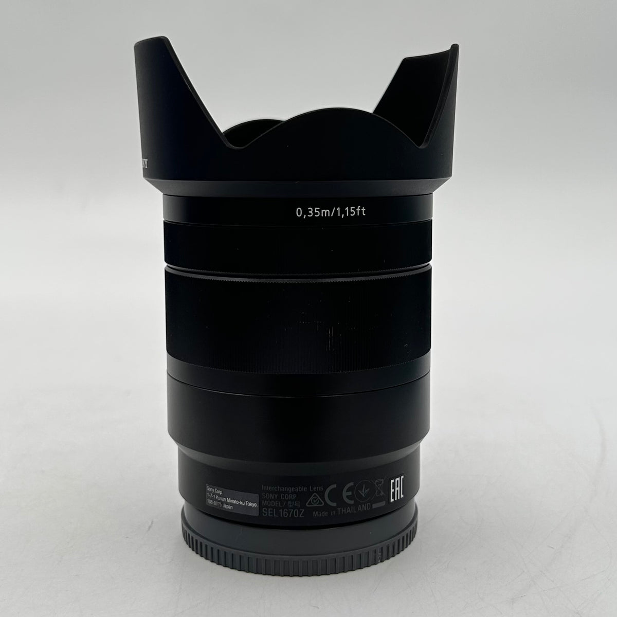Sony Vario-Tessar T* 16-70mm f/4 ZA OSS E-Mount  APS-C SEL1670Z Zoom Lens