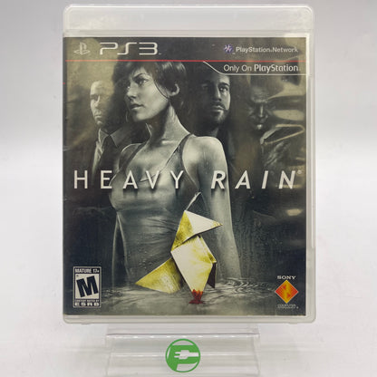 Heavy Rain (PlayStation 3 PS3, 2010)
