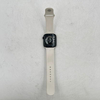 Unlocked Apple Watch Series 11 46MM Jet Black Aluminum Starlight Sport Band 