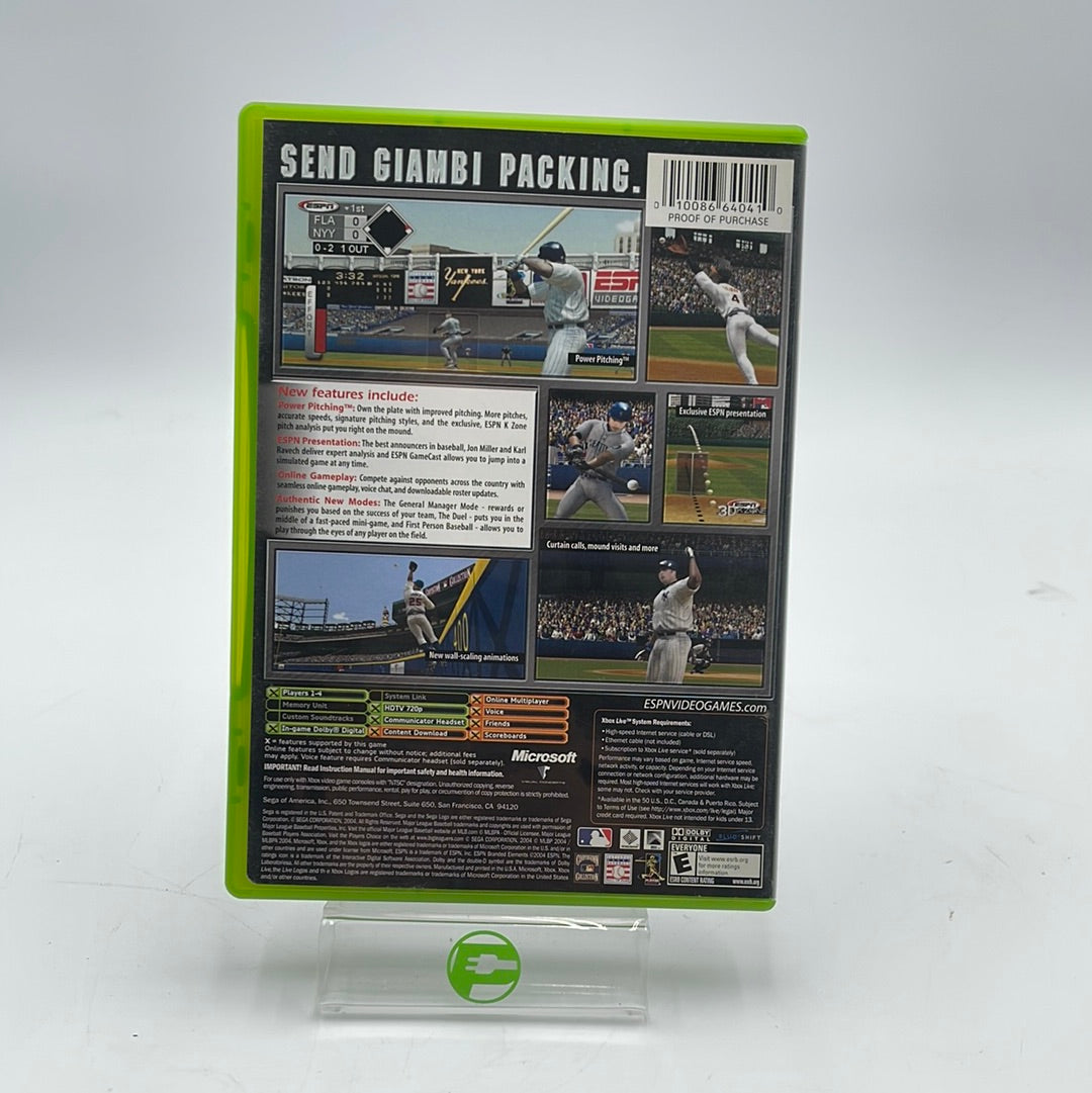 ESPN Baseball 2004  (Microsoft Xbox,  2004)