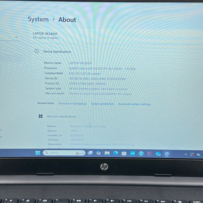 HP Laptop 14-DQ0761DX 14" Celeron N4120 1.1GHz 4GB RAM 128GB eMMc