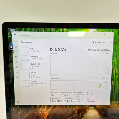 Microsoft Surface Laptop 3 15" Ryzen 7 3700U 2.3GHz 16GB RAM 512GB SSD 1873