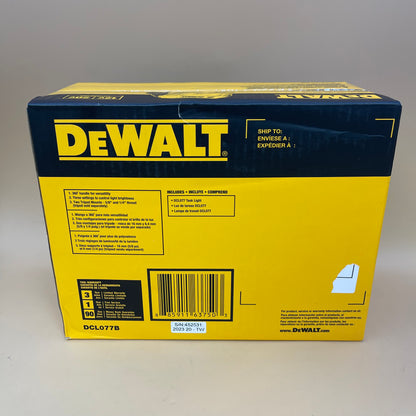 New DeWalt DCL077B 12v/20v MAX Compact Task Light