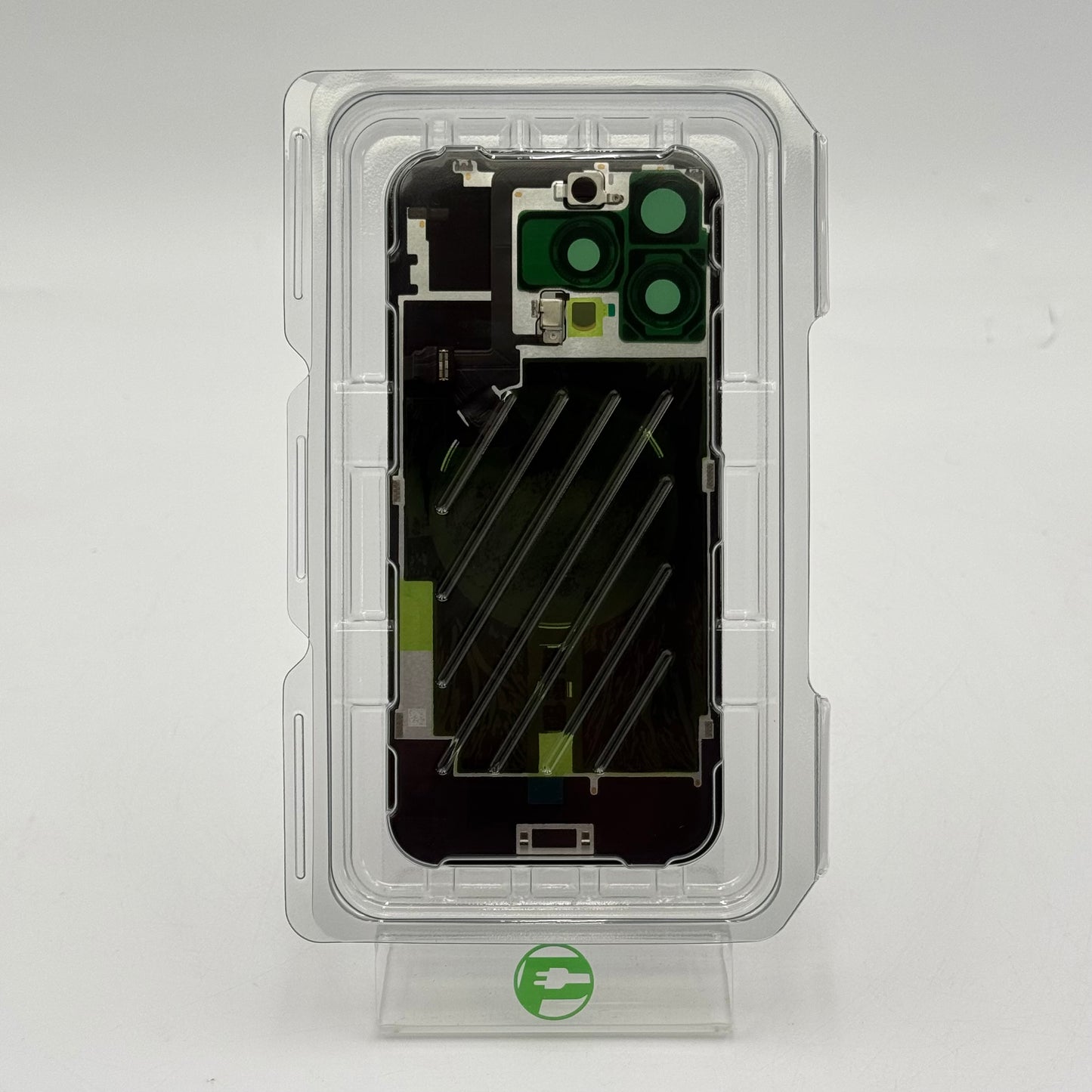 New Genuine iPhone 16 Pro Max OEM Back Glass Replacement Kit - Natural Titanium