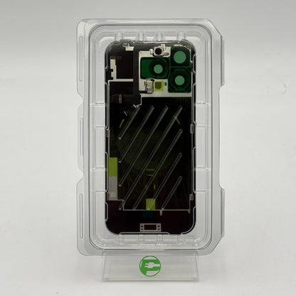 New Genuine iPhone 16 Pro Max OEM Back Glass Replacement Kit - Natural Titanium
