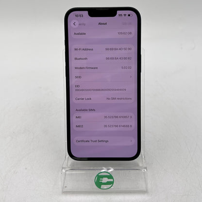 Factory Unlocked Apple iPhone 13 128GB Midnight MLA23LL/A