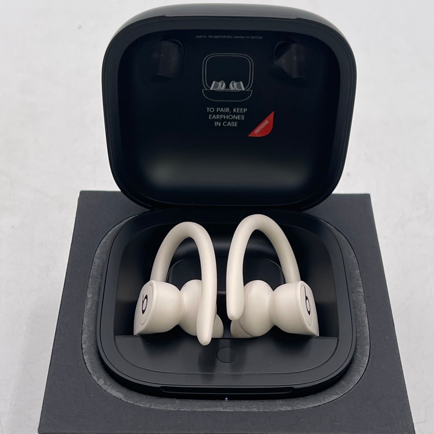 New Beats Powerbeats Pro Wireless In-Ear Bluetooth Earbuds Black/Beige MY5D2LL/A