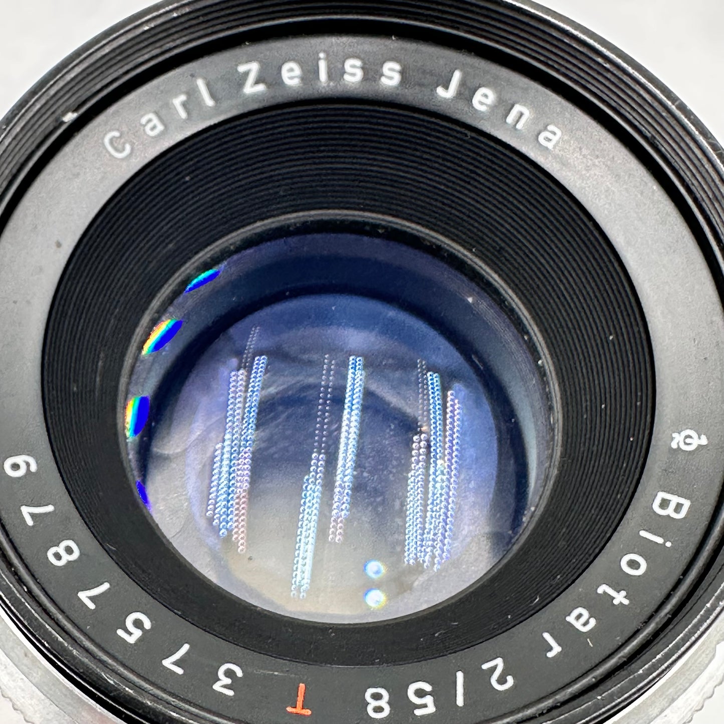 Carl Zeiss Jena Biotar Red T 49mm f/2.0 12-Blades Exakta Mount