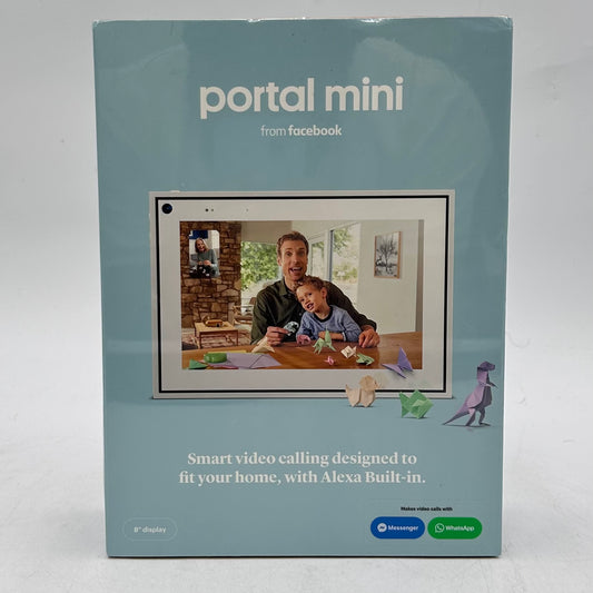 New Facebook Portal Mini Smart Display DT90GB 