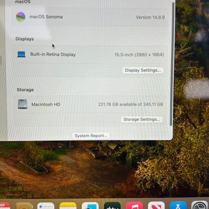 2024 Apple MacBook Air 15" M3 10C GPU 4.0GHz 8GB RAM 256GB SSD A3114