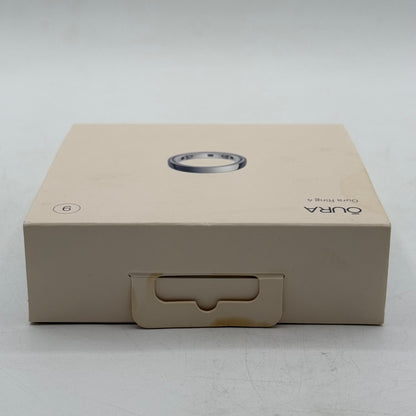 New Oura Ring 4 Size 9 Silver Titanium Smart Ring JZ90-54217-09