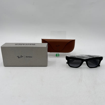 Ray-Ban Meta Wayfarer Gen 1 Matte Black Polarized RW4008 601ST3 AI Smart Glasses