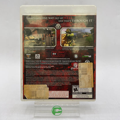 Brothers in Arms Hell's Highway (Sony PlayStation 3 PS3, 2008)