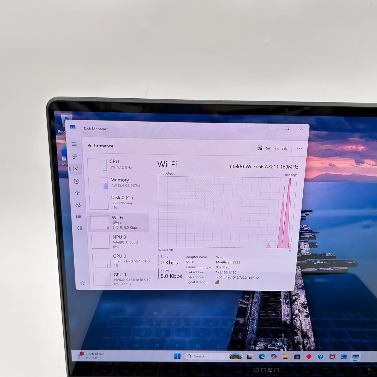 HP Omen 14-FB1043DX Core Ultra 7 255H 2.0GHz 16GB RAM 1TB SSD GeForce RTX 5060