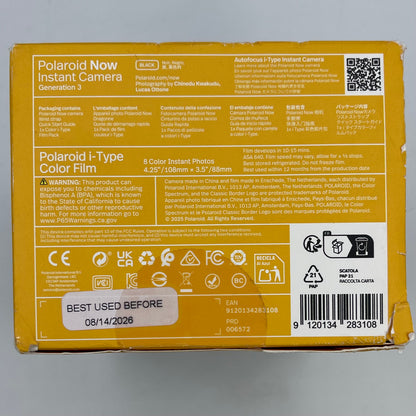 New Polaroid Instant Camera Generation 3