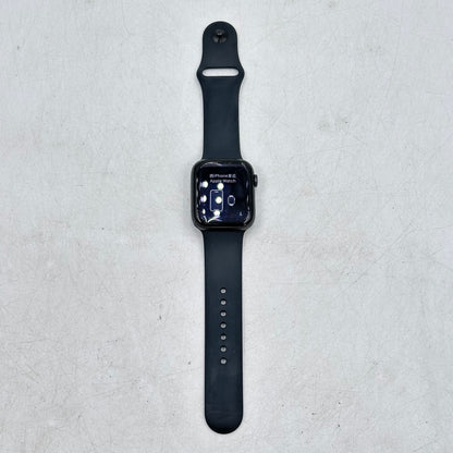 Factory Unlocked Apple Watch Series 6 44MM Black Aluminum + Sport Band M07H3LL/A