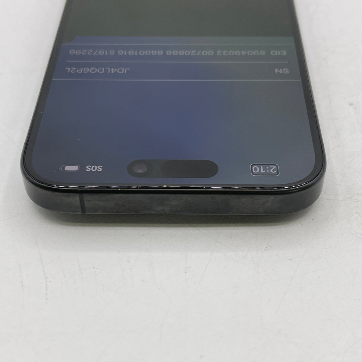 Broken Unlocked Apple iPhone 15 Pro 256GB MTQR3LL/A Screen Damaged