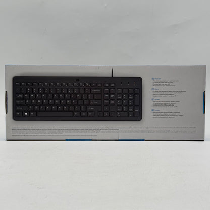 New HP 150 Wired Keyboard Black 664R5AA#ABL
