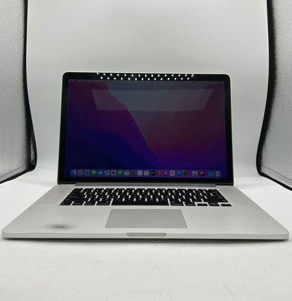 2015 Apple MacBook Pro 15.4" i7 2.2GHz 16GB RAM 256GB Flash Storage A1398 Cracked