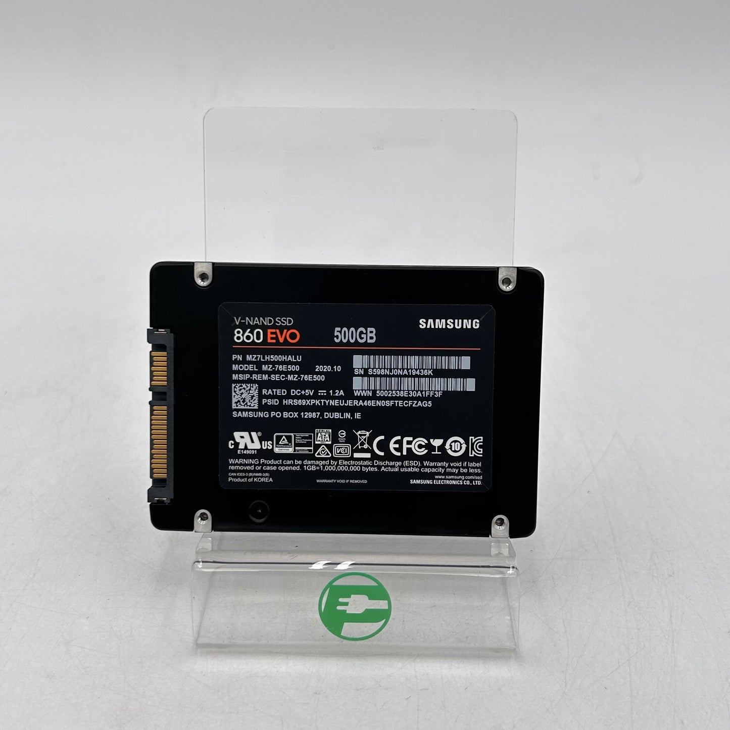 Samsung 2.5" 860 EVO 500GB SATA III 6Gbps SSD MZ-76E500