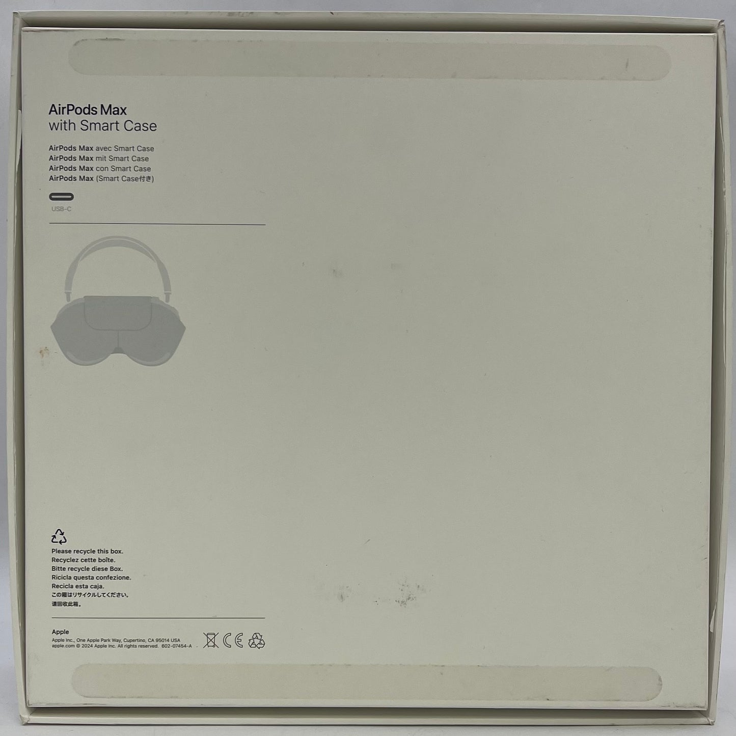 Apple AirPods Max Wireless Over-Ear Headphones Silver MGYJ3AM/A