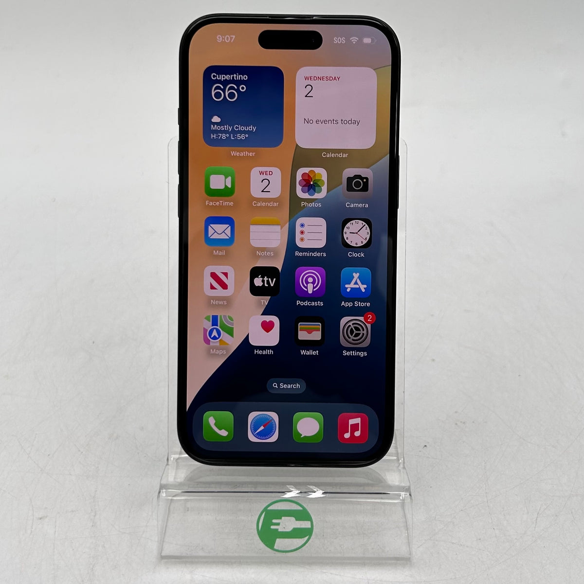 Broken Wi-Fi Only Apple iPhone 15 128GB 18.3.2 MTLV3LL/A Read