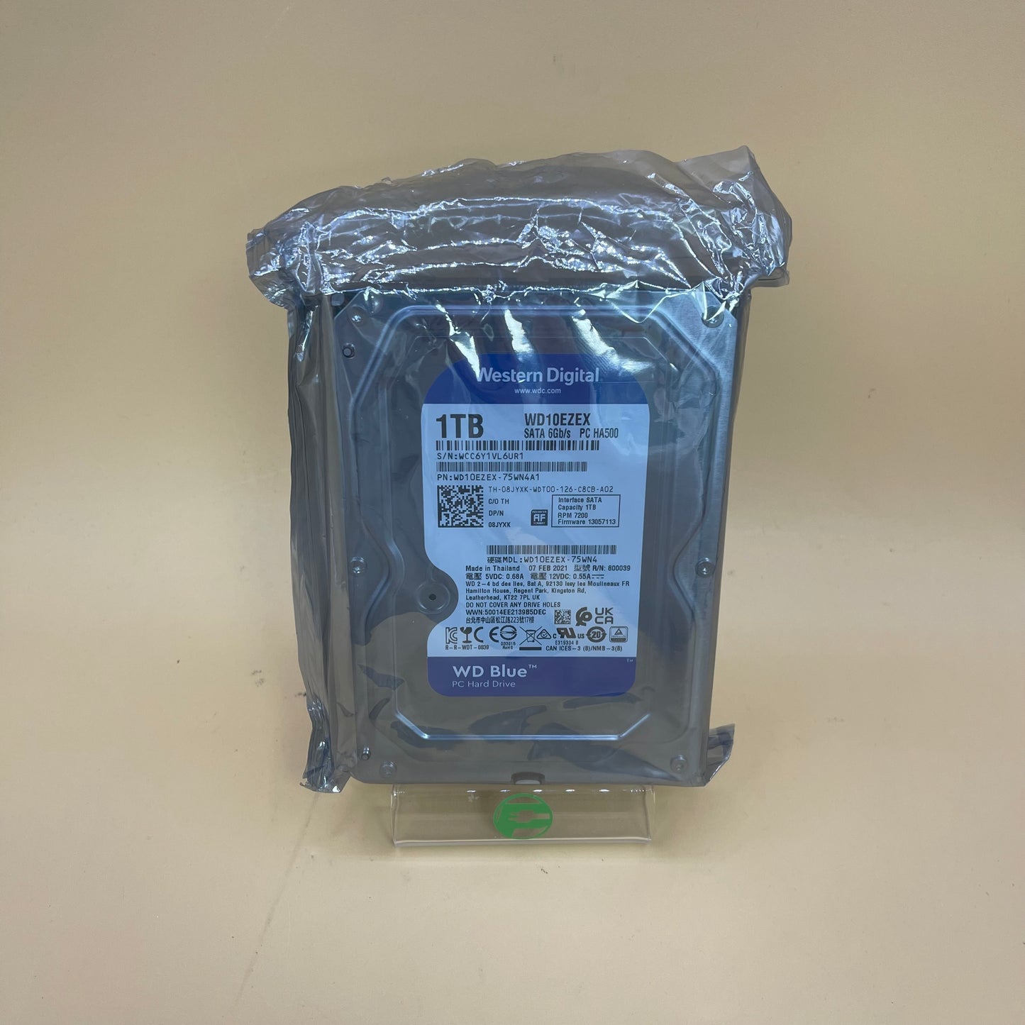 New Western Digital 3.5" WD10EZEX 1TB SATA HDD 75WN4A1