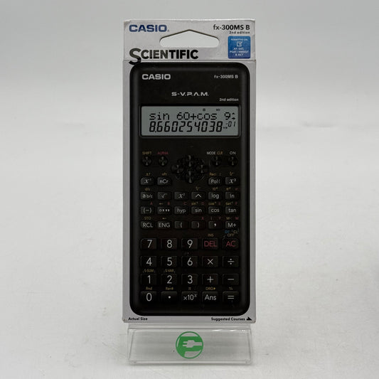 New Casio fx-300MS B 2nd Edition Scientific Calculator