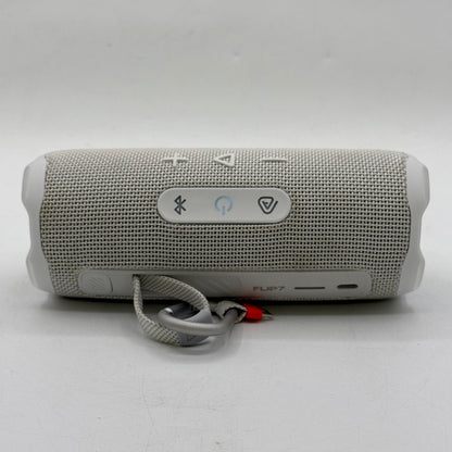 JBL Flip 7 Portable Wireless Bluetooth Speaker White FLIP7T