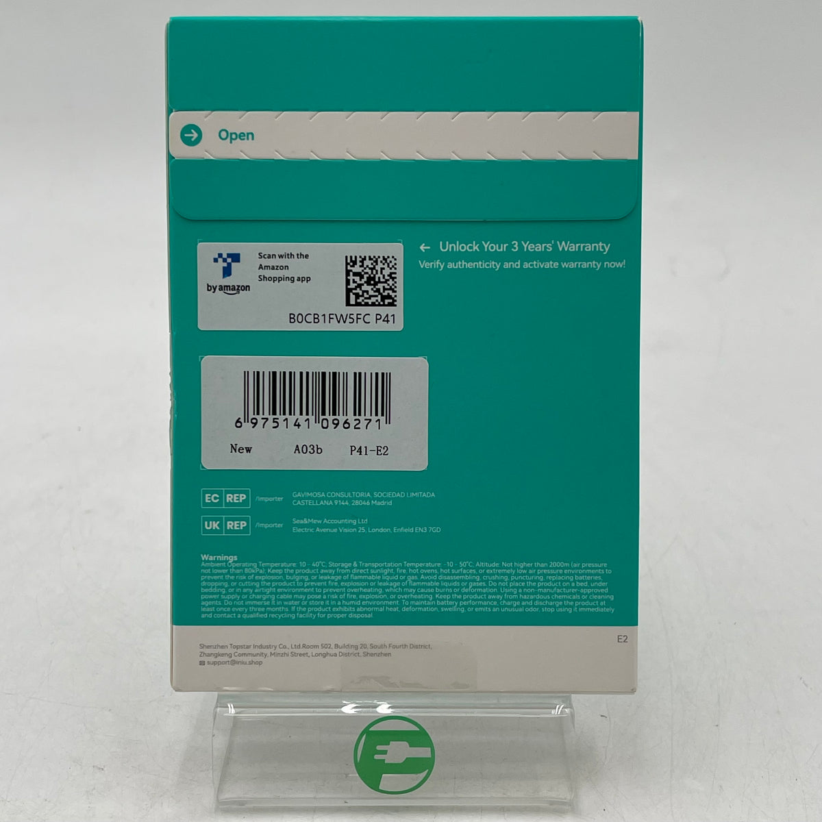 New INIU P41 Smaller 10000mAh Power Bank BI-B41
