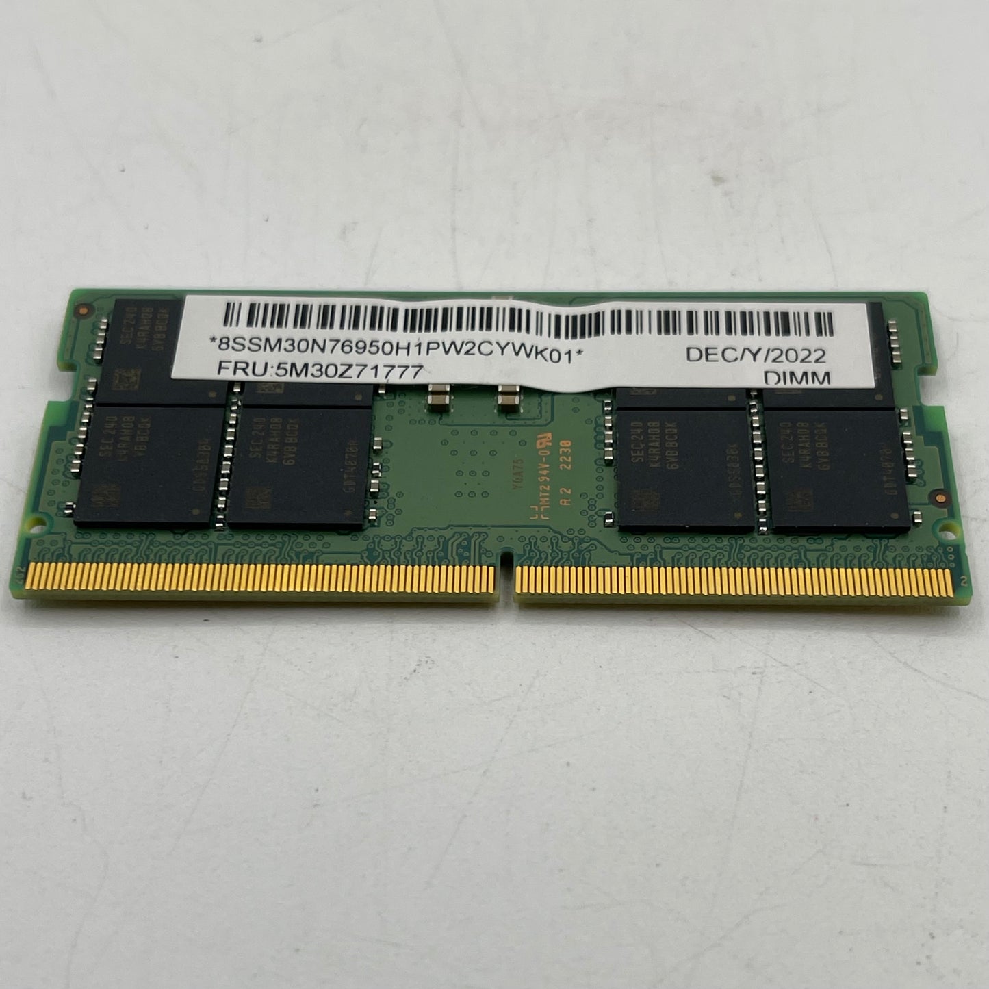 Samsung Sodimm 32GB (1x32GB) RAM DDR5 4800MHz M425R4GA3BB0-CQK0L