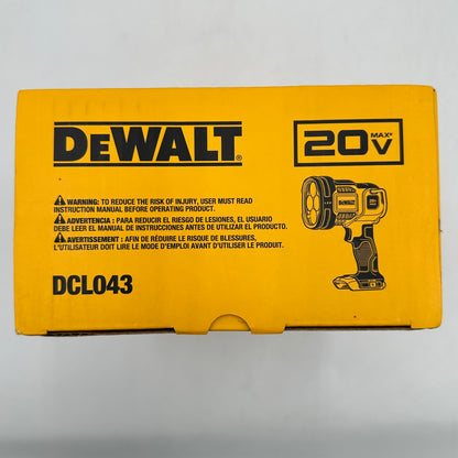 New DeWalt DCL043 20V MAX Jobsite LED Spotlight