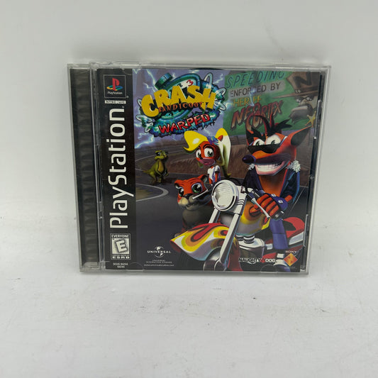 Crash Bandicoot Warped  (Sony PlayStation 1 PS1,  1998)