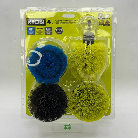 New Ryobi A95MPCC1 4 Piece Multi-Purpose Cleaning Kit