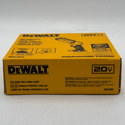 New DeWalt DCL050 20V MAX LED Hand Held Area Light