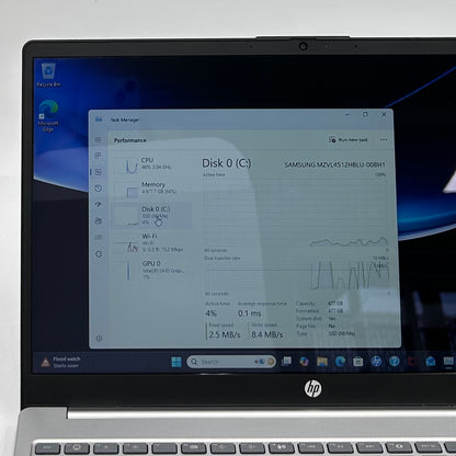 HP Laptop 15-FD0005DX 15.6" i5-1235U 1.3GHz 8GB RAM 512GB SSD