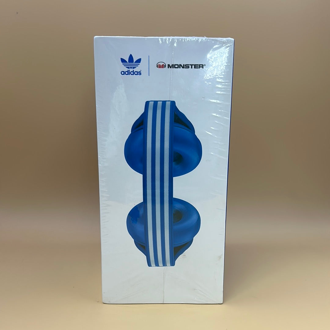 New Monster Adidas Noise Isolation Over Ear Headphones Blue