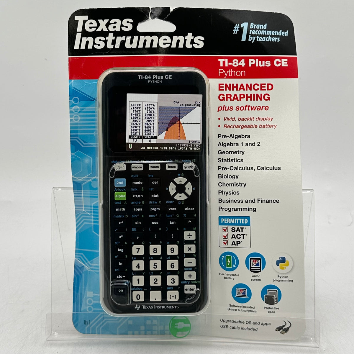 New Texas Instruments TI-84+ CE Python Graphing Calculator