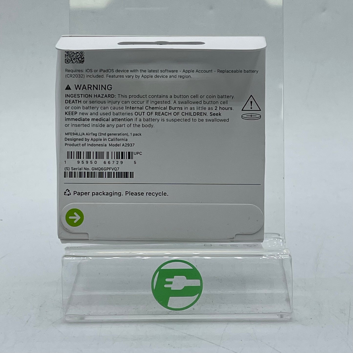 New Apple Airtag (2nd Gen) White A2937 Airtag