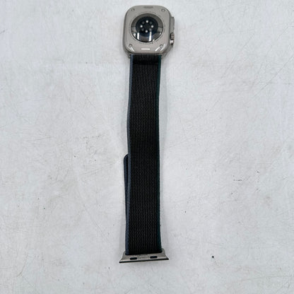 Unlocked Apple Watch Ultra 2 49MM Natural Titanium Black Trail Loop MRF63LL/A